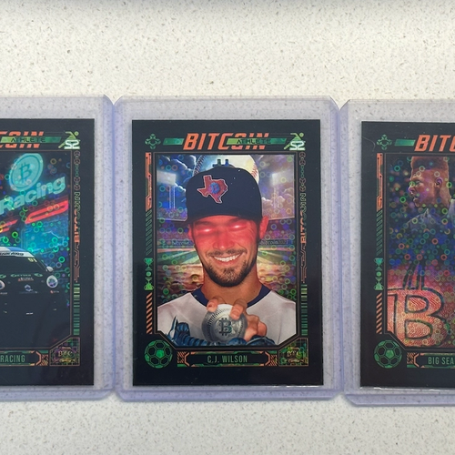 S2 Lot: Bitcoin Athletes Complete Set of 3 (#/500)