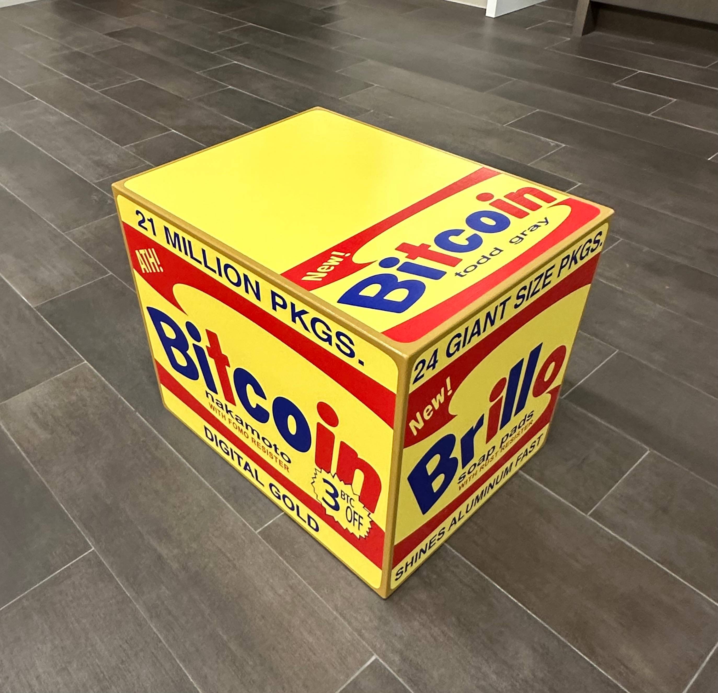 Bitcoin-Brillo (yellow)