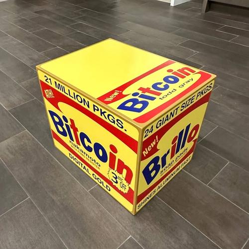 Bitcoin-Brillo (yellow)