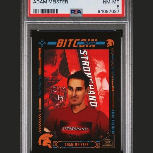 2022 BTCTC Series 1 Adam Meister #3 94/100 PSA 8