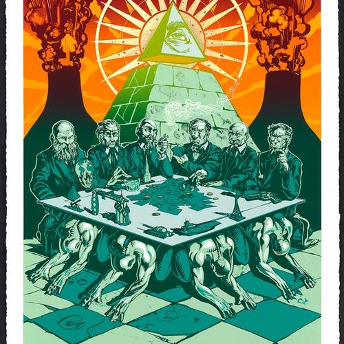 "False Profits" Rare Gold Artist Proof