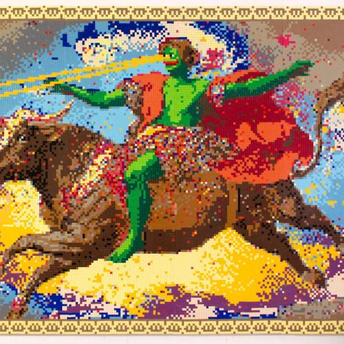 KEKIUS MAXIMUS Original Pixel Mosaic painting