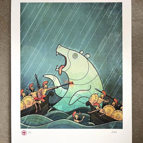 Editions #2-10 Bearwhale 10-Year Anniversary Prints