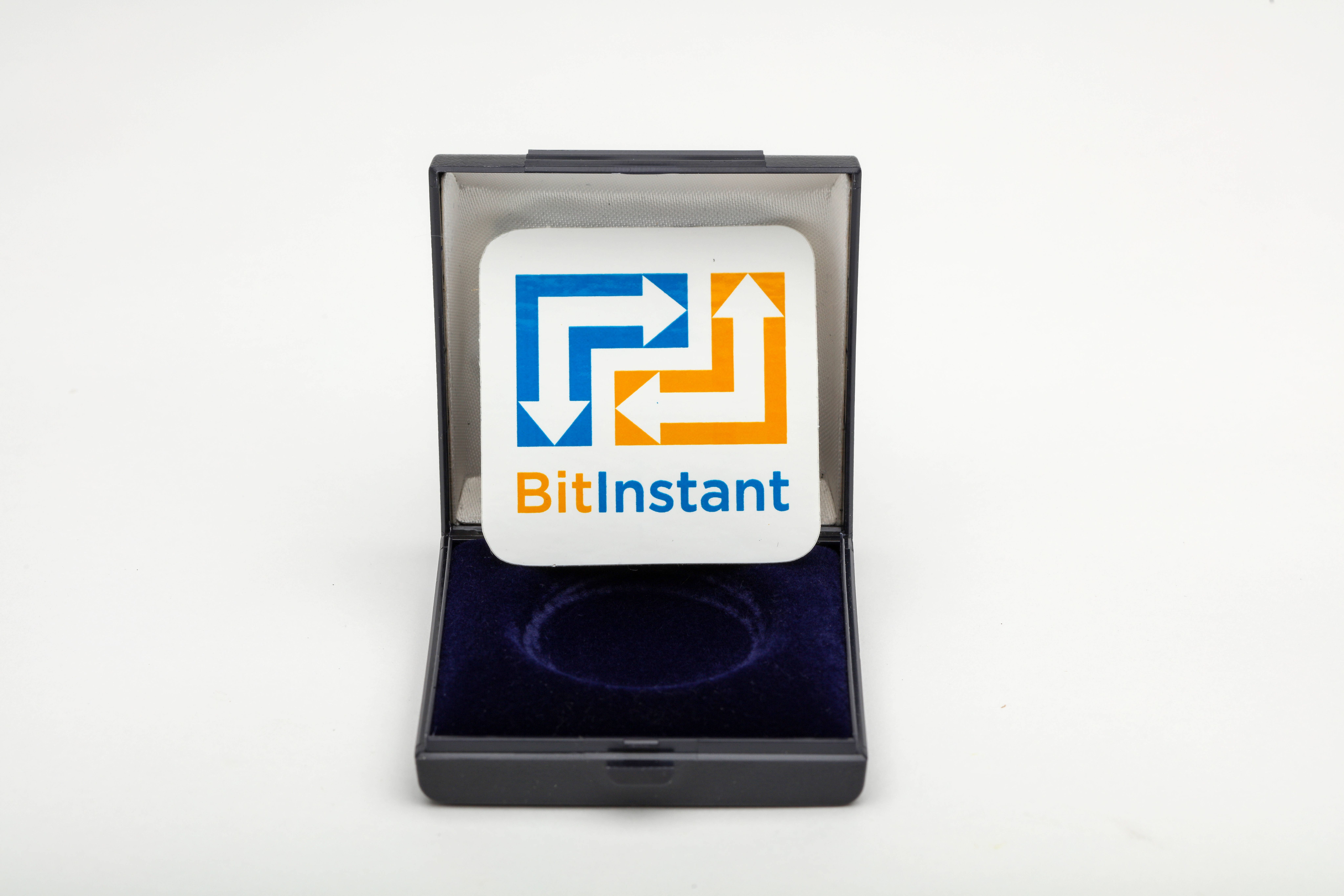 Original BitInstant Promotional Sticker, Bitcoin 2013 Conference (Signed & Numbered Edition 1/10 & 2/10)