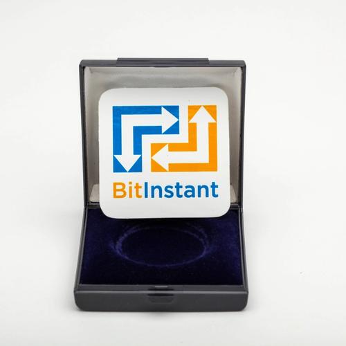 Original BitInstant Promotional Sticker, Bitcoin 2013 Conference (Signed & Numbered Edition 1/10 & 2/10)
