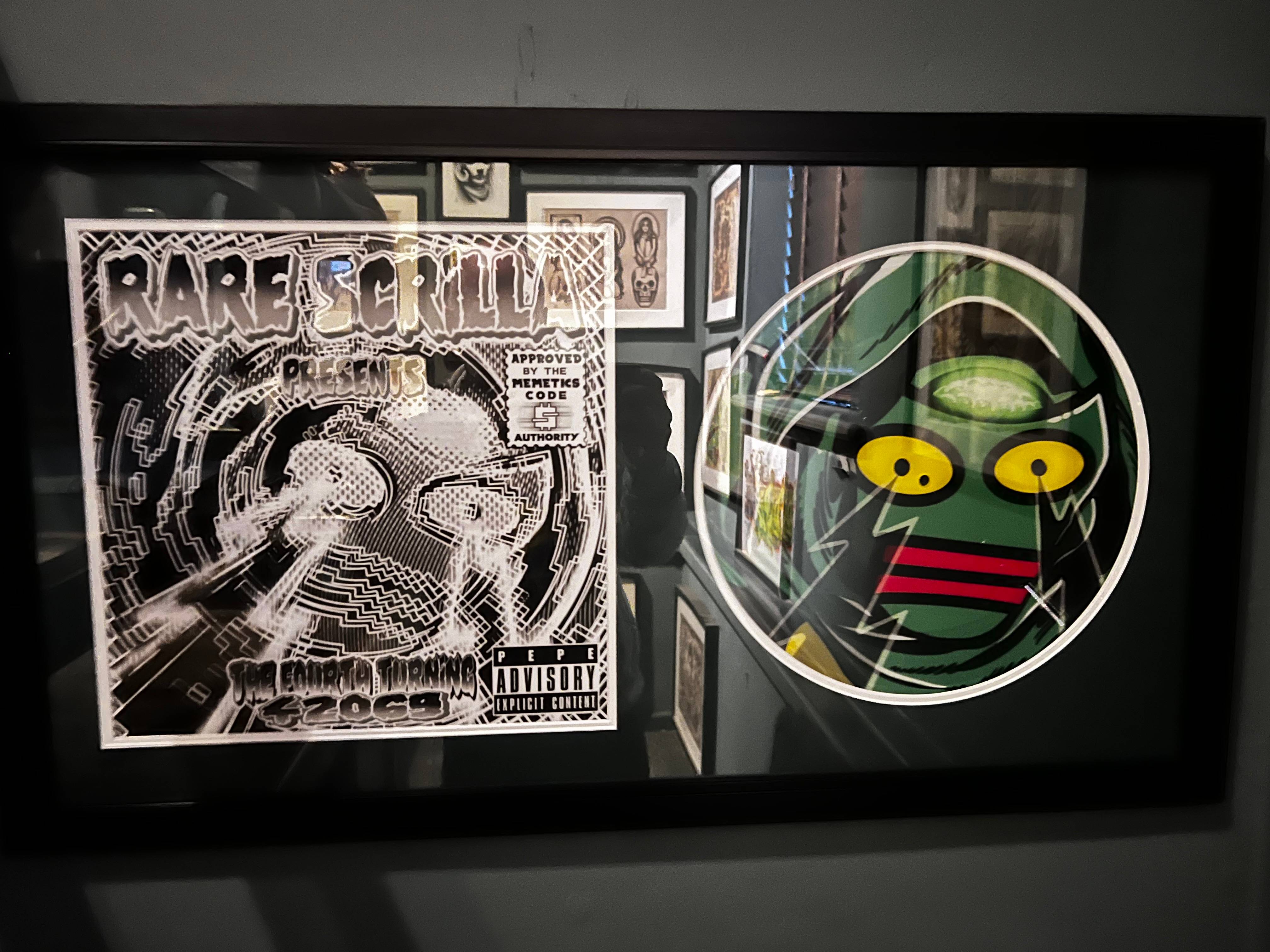 THE FOURTH TURNING - Framed 1:1 Picture disc & Record Sleeve. Digital POA included