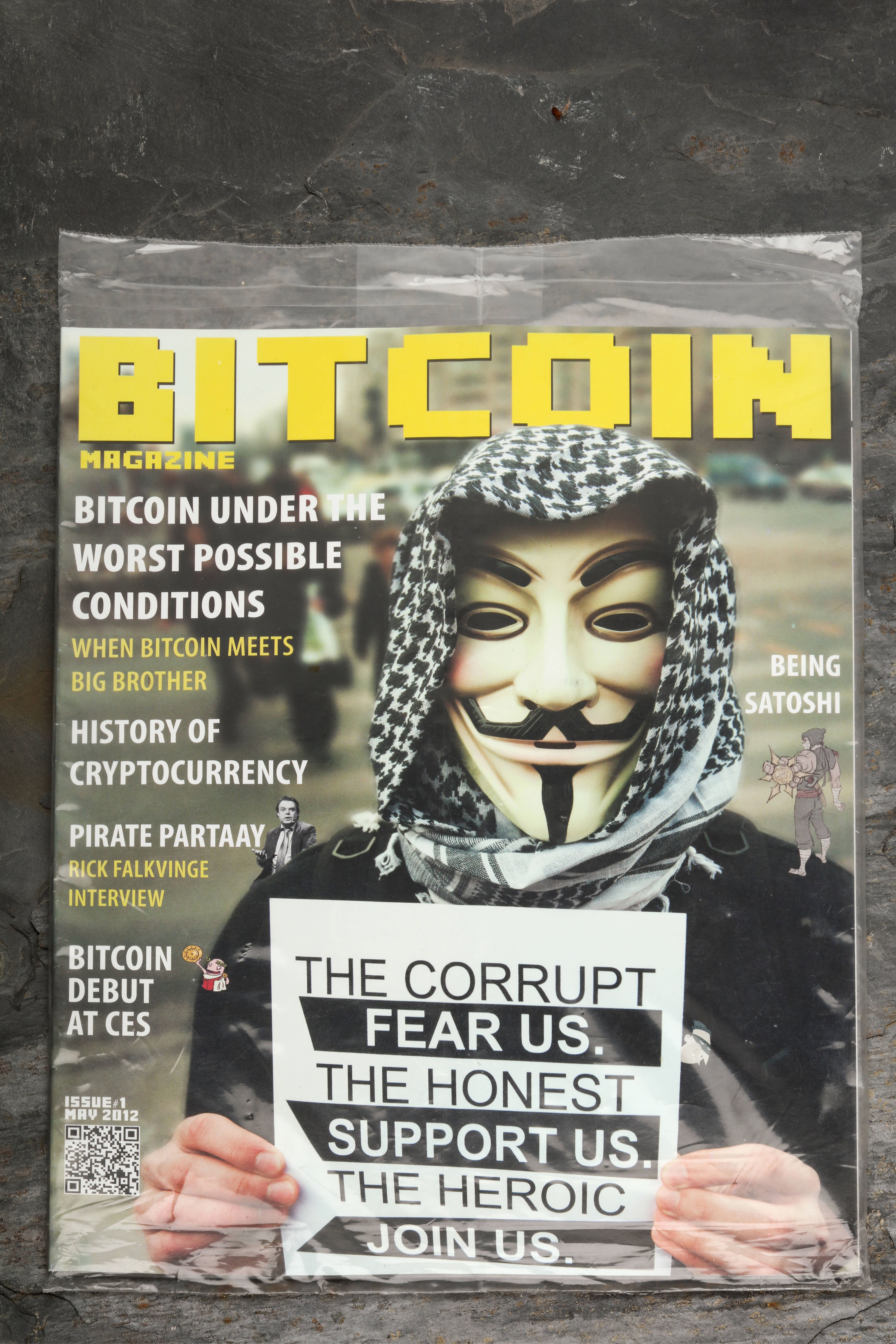 Bitcoin Magazine, Issue No. 1 (May 2012), with Full-Page BitInstant Advertisement (signed)