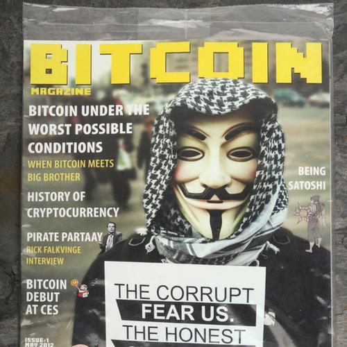 Bitcoin Magazine, Issue No. 1 (May 2012), with Full-Page BitInstant Advertisement (signed)