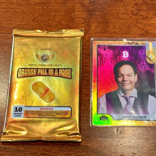 S1 Max Keiser #11/100 + S1 Pack Unopened