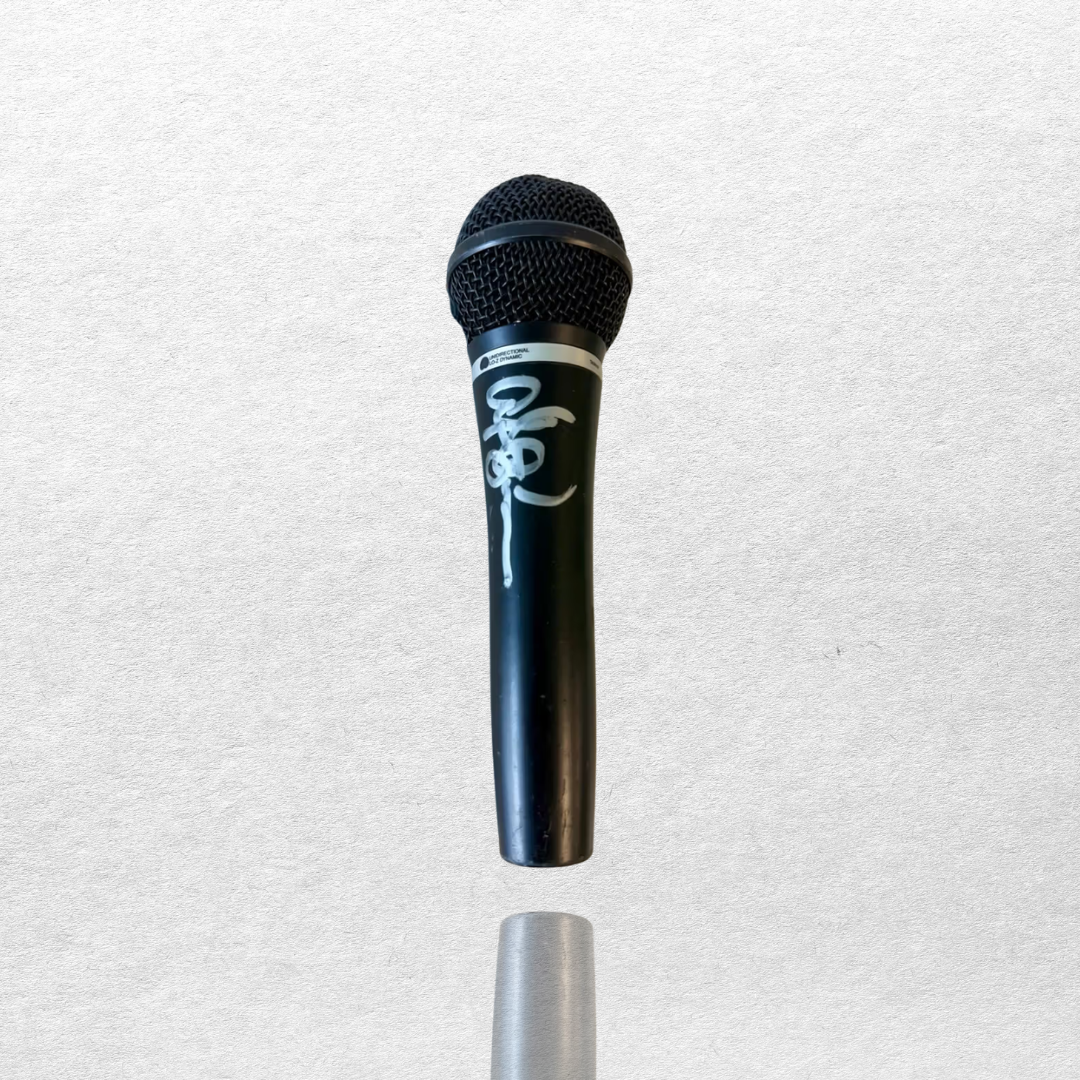 Stage-Used & Autographed Microphone