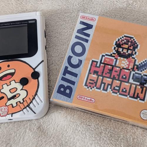 Bitcoin Roller Coaster Guy - Custom Game Boy & Hero of Bitcoin game