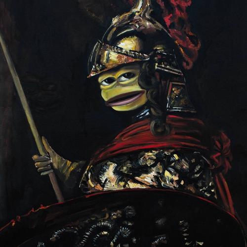 Athena Pallas Pepe Original Painting by Pepelangelo