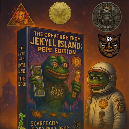The Creature From Jekyll Island: Pepe Edition (Fake Rare Card)