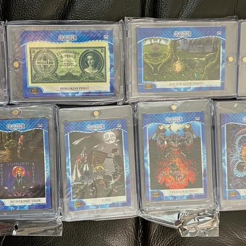 Full Set of (10) Series 2 Blue Rare Cards