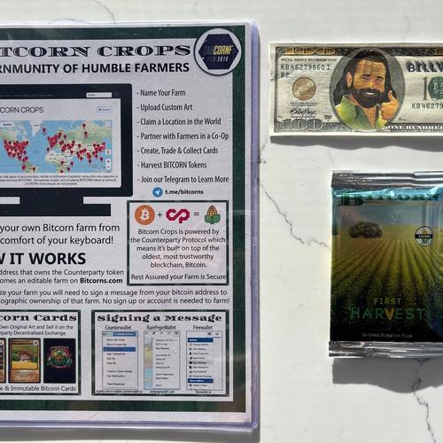 Bitcorn Game Board - Billy Bucks - Sealed Foil Pack RARE LOT XCP