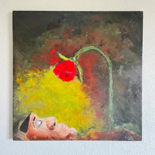 Prison Painting: "Discarded" (24x24”)