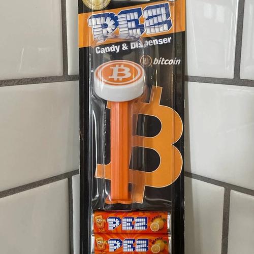 Bitcoin Pez Dispenser (100% of proceeds go to donation)