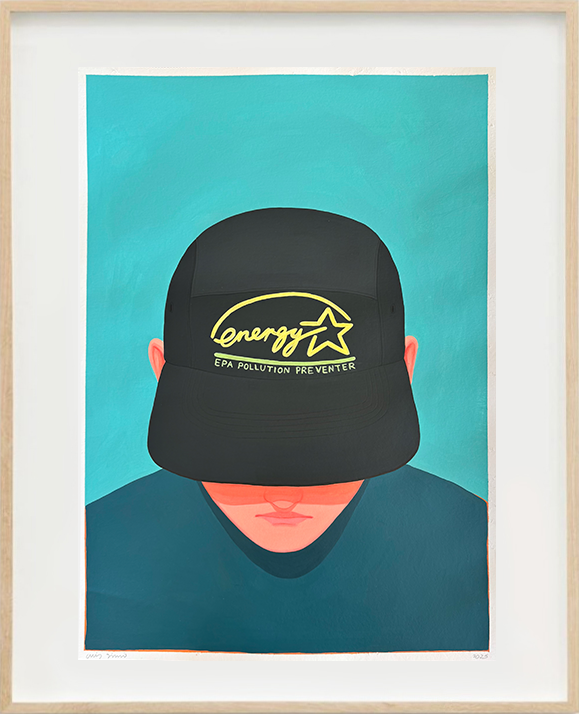 'ENERGY' from Feels Good Man, Original Framed painting on paper