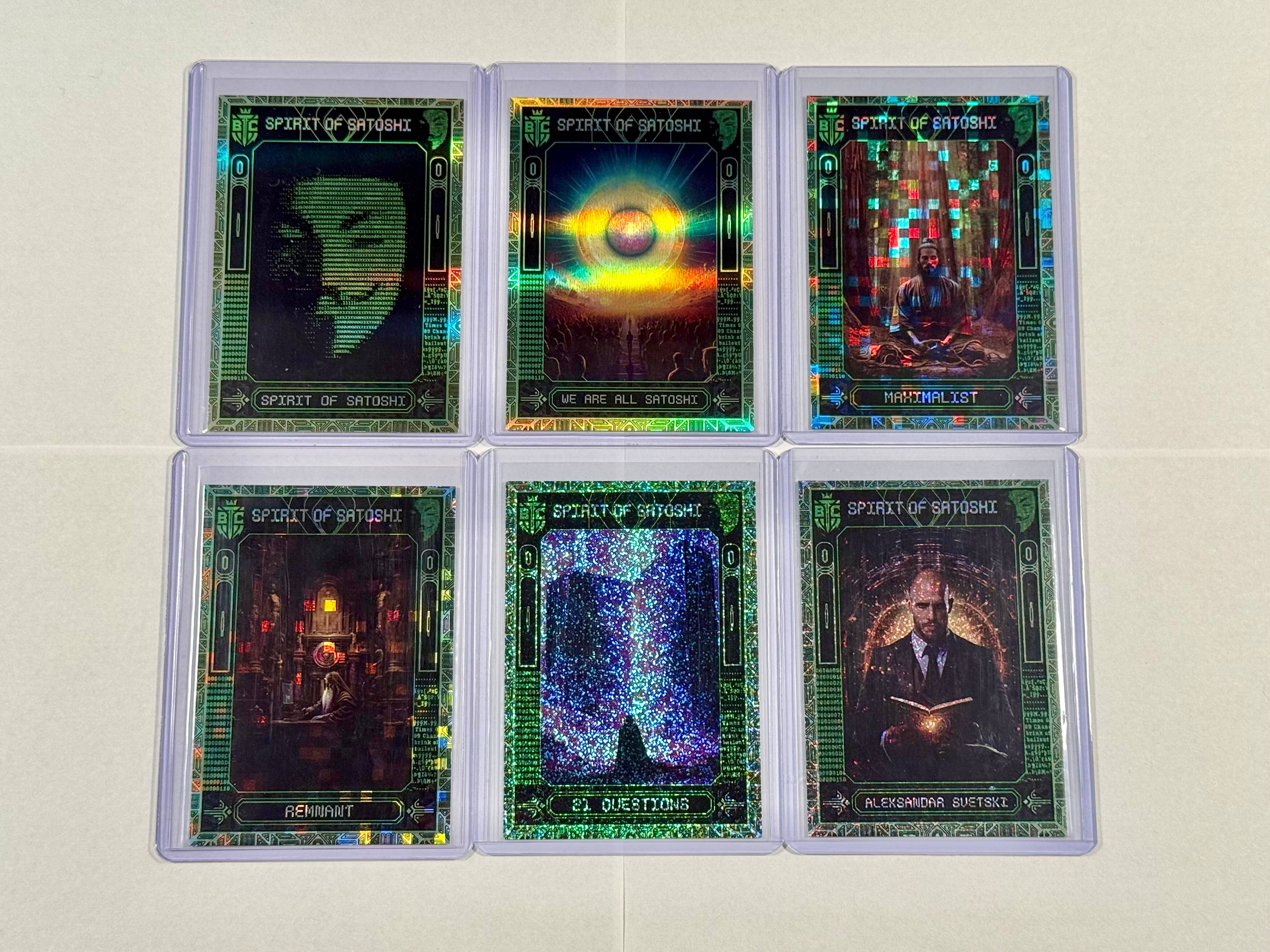 6 Spirit of Satoshi Chase Cards