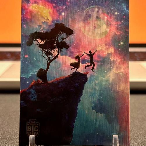 LEAP OF FAITH #71 Epic Lightning Holo Foil #053/121 - BTCTC Series 3 Warriors vs Villains