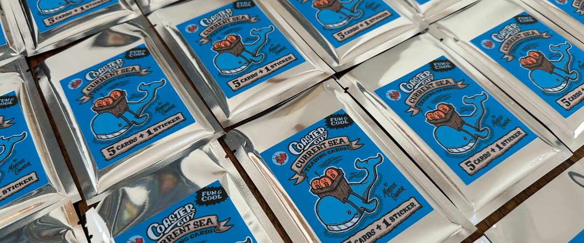 Coaster Guy Current Sea Trading Cards