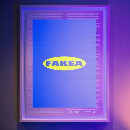 FAIR USE Screen print & FAKEA NFT