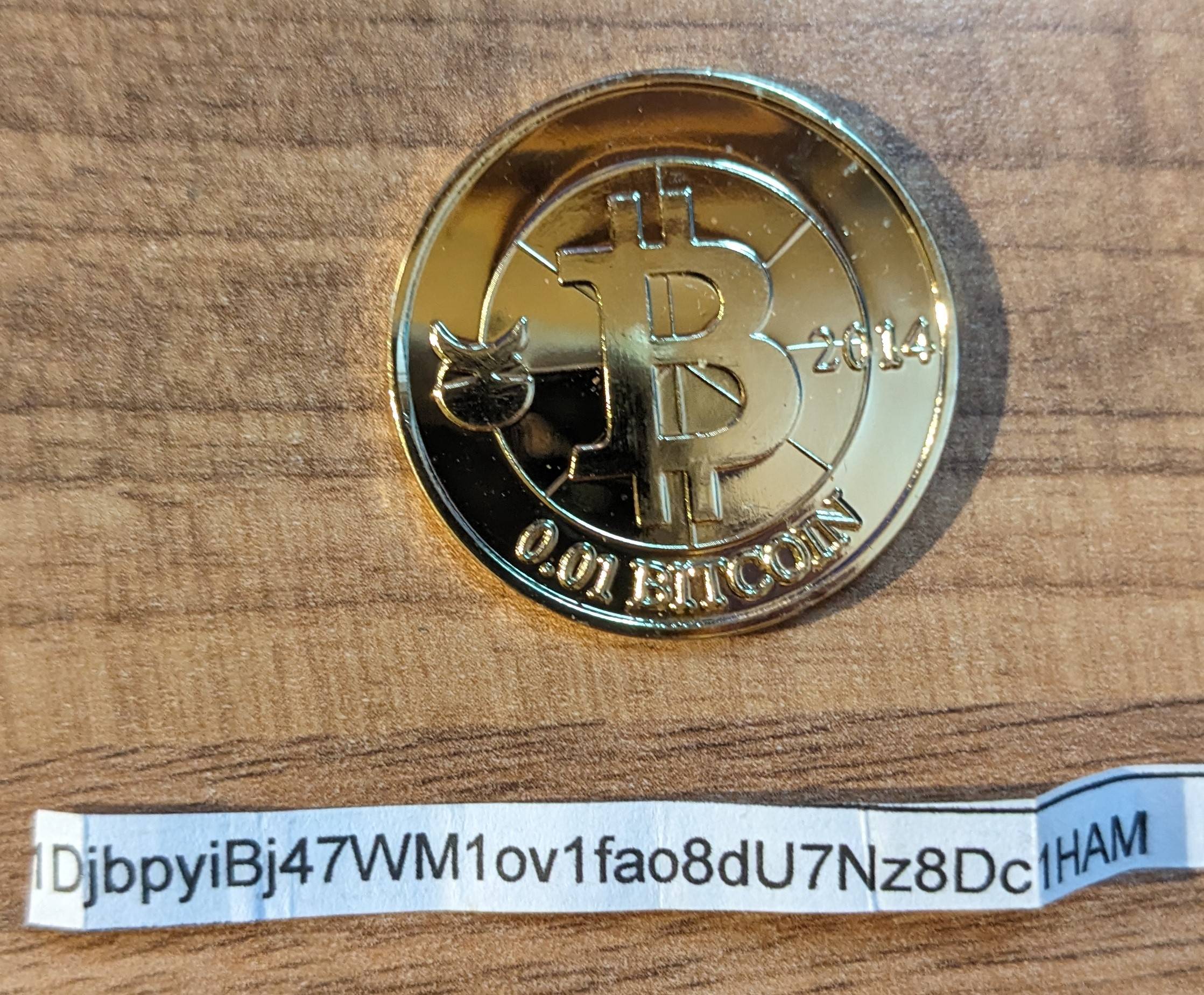 Microsoul Brass coin 2014 Loaded 0.01 BTC | Scarce City