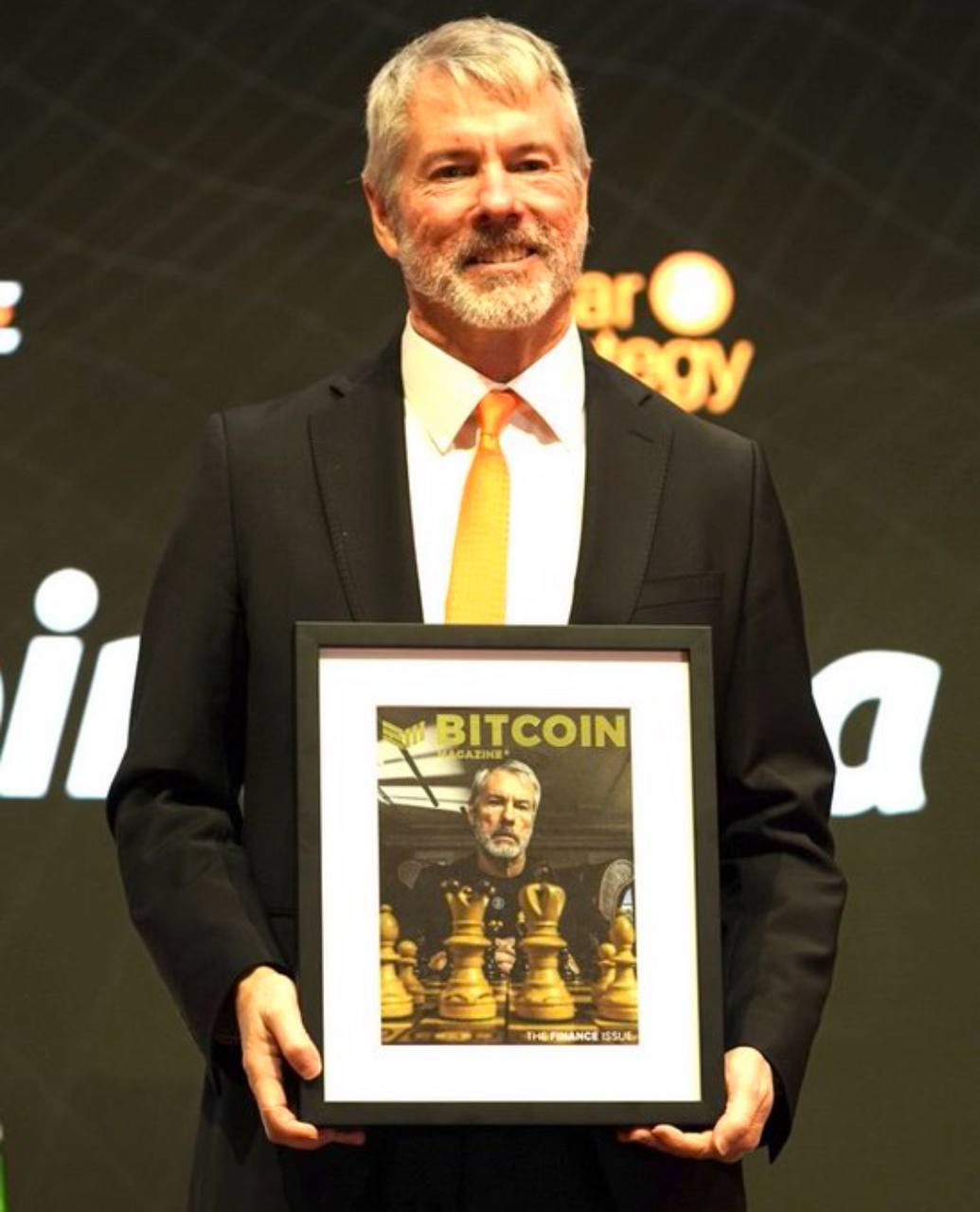 Bitcoin Magazine Finance Issue - Signed by Michael Saylor
