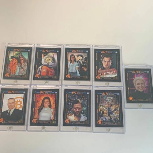 Series 2 BTC Trading Cards - Bitcoin Warriors - Set of 9 cards