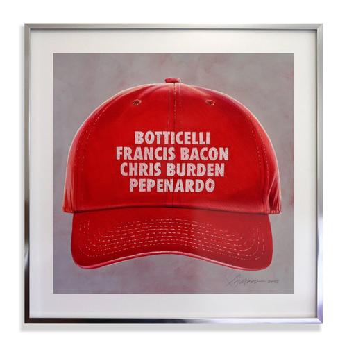 Untitled (Red Hat ed. BFBCBP) - Framed Drawing