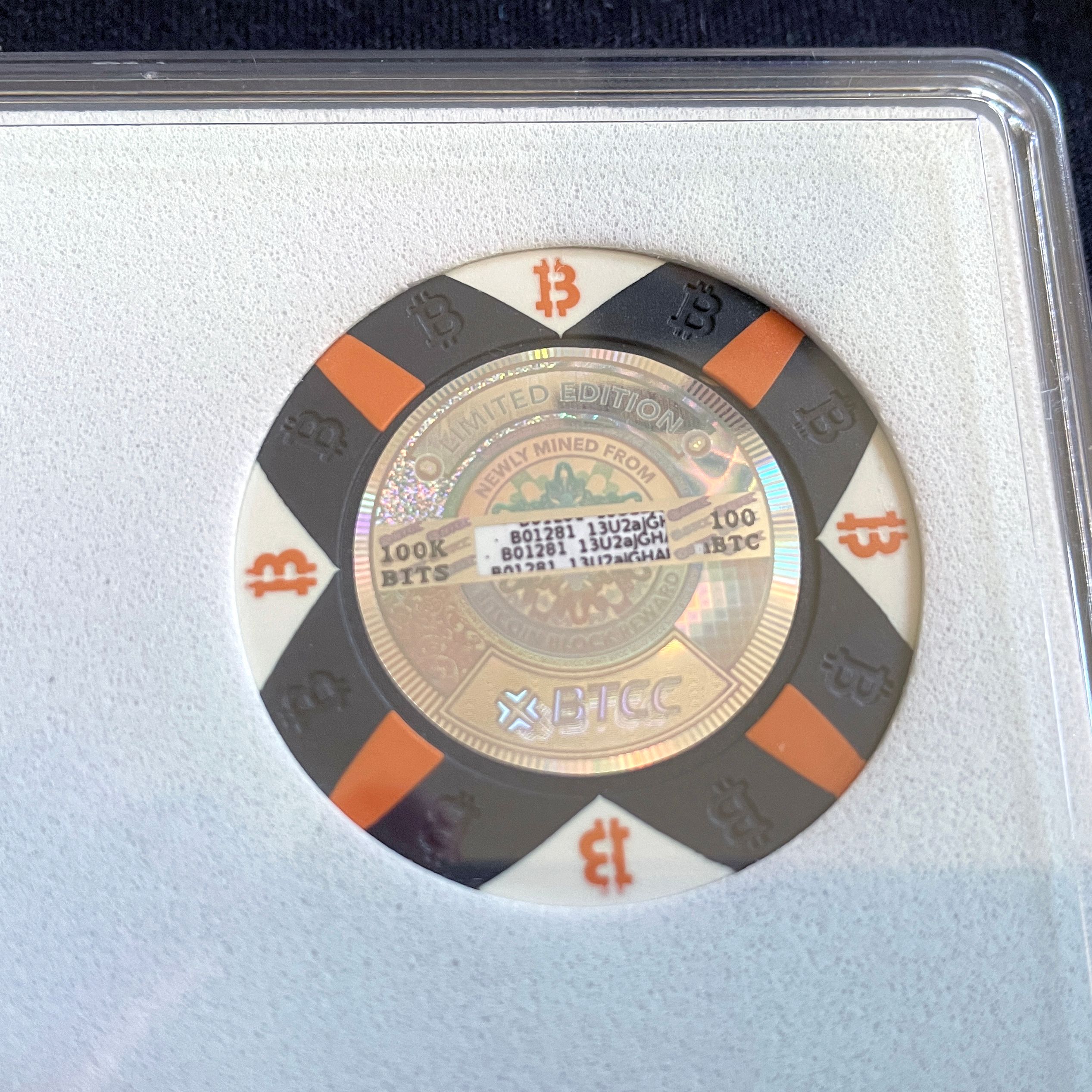 BTCC Bitcoin Poker Chips - 5 chips set | Scarce City