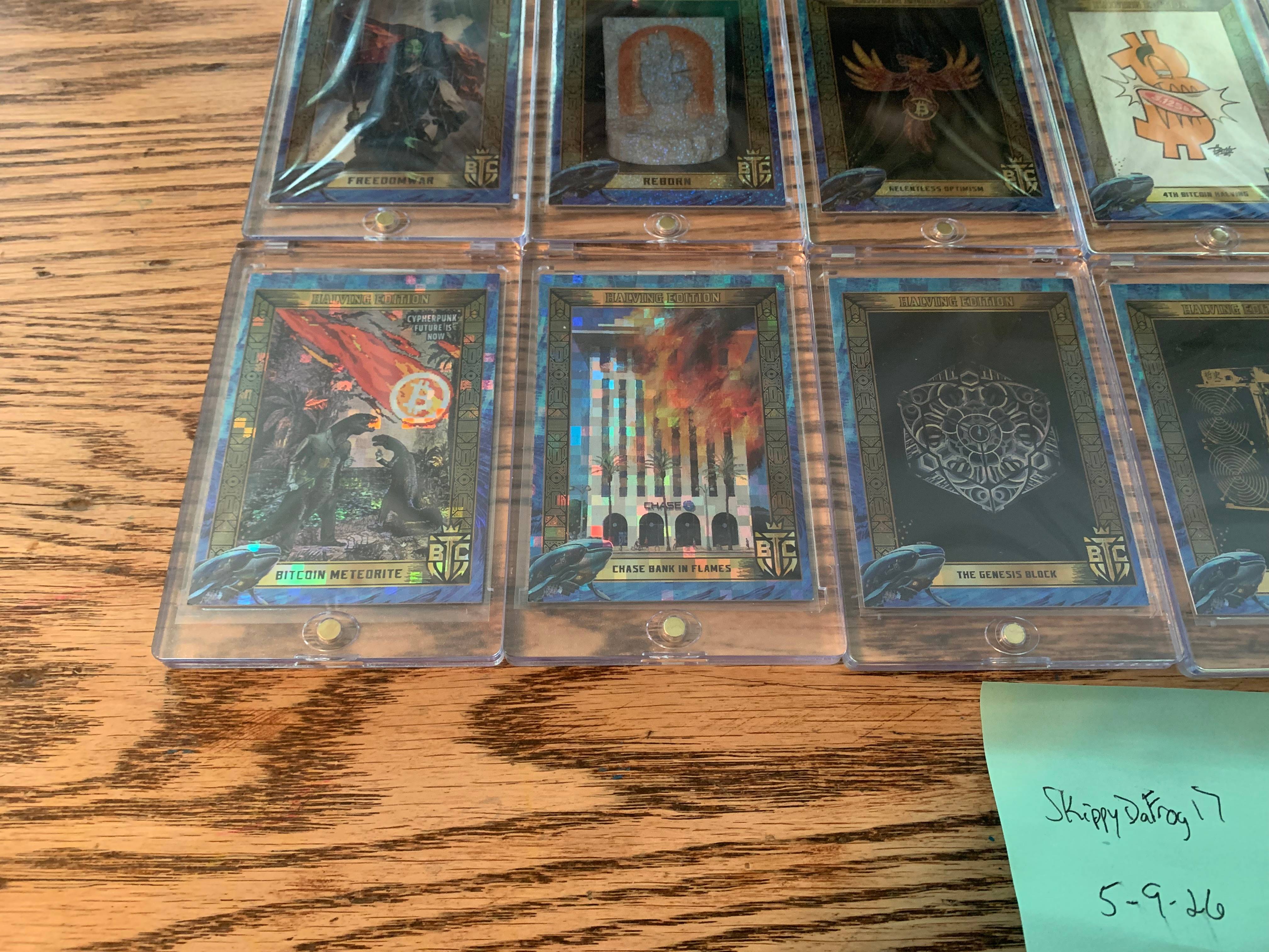 2024 HEWP (Whale) Halving Edition - Cards 33-44 (10 cards in total)