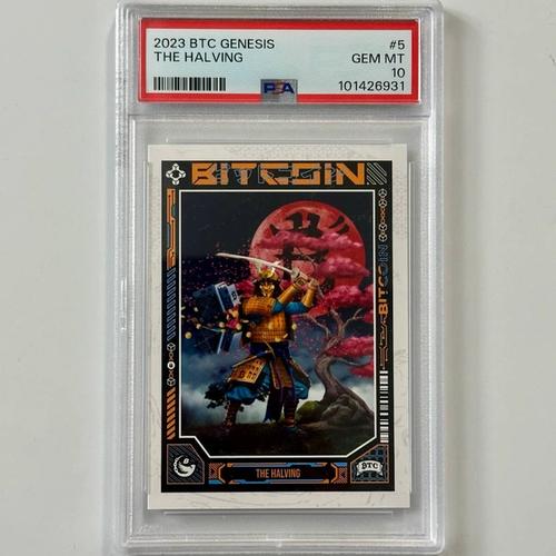 PSA 10 Halving Genesis Card