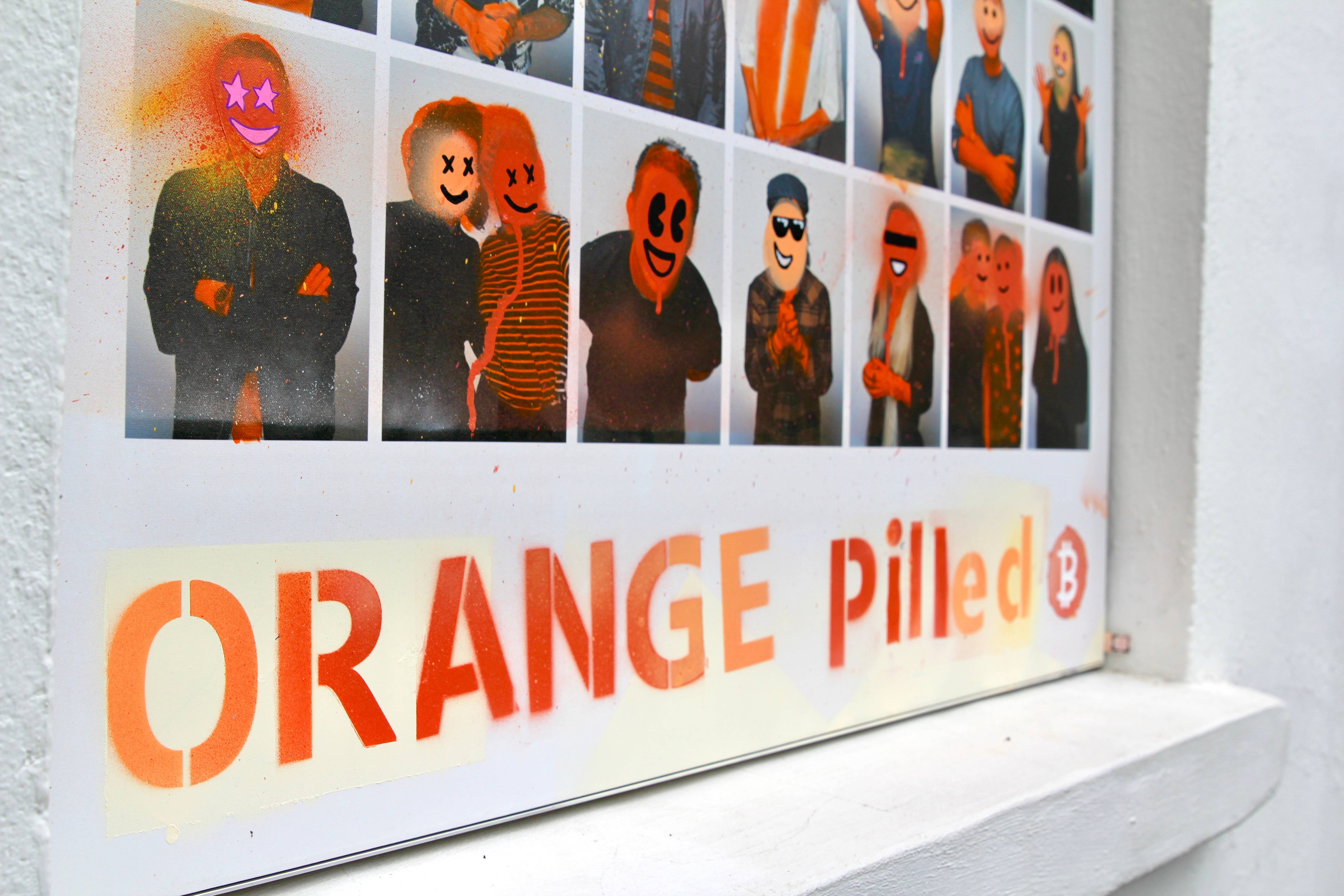 Orange Pilled - Original 1/1 artwork