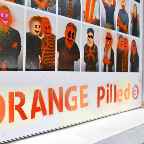 Orange Pilled - Original 1/1 artwork