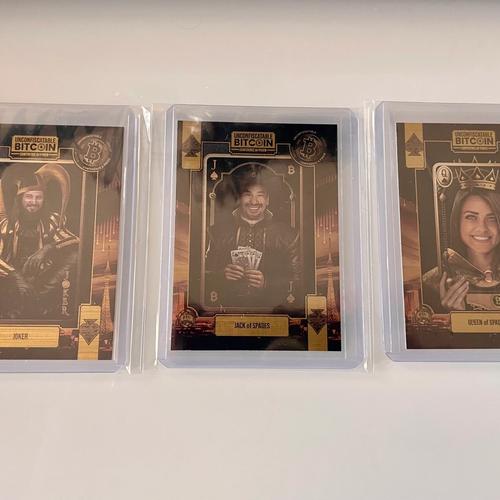 Unconfiscatable 3 x /500 Joker / Jack / Queen