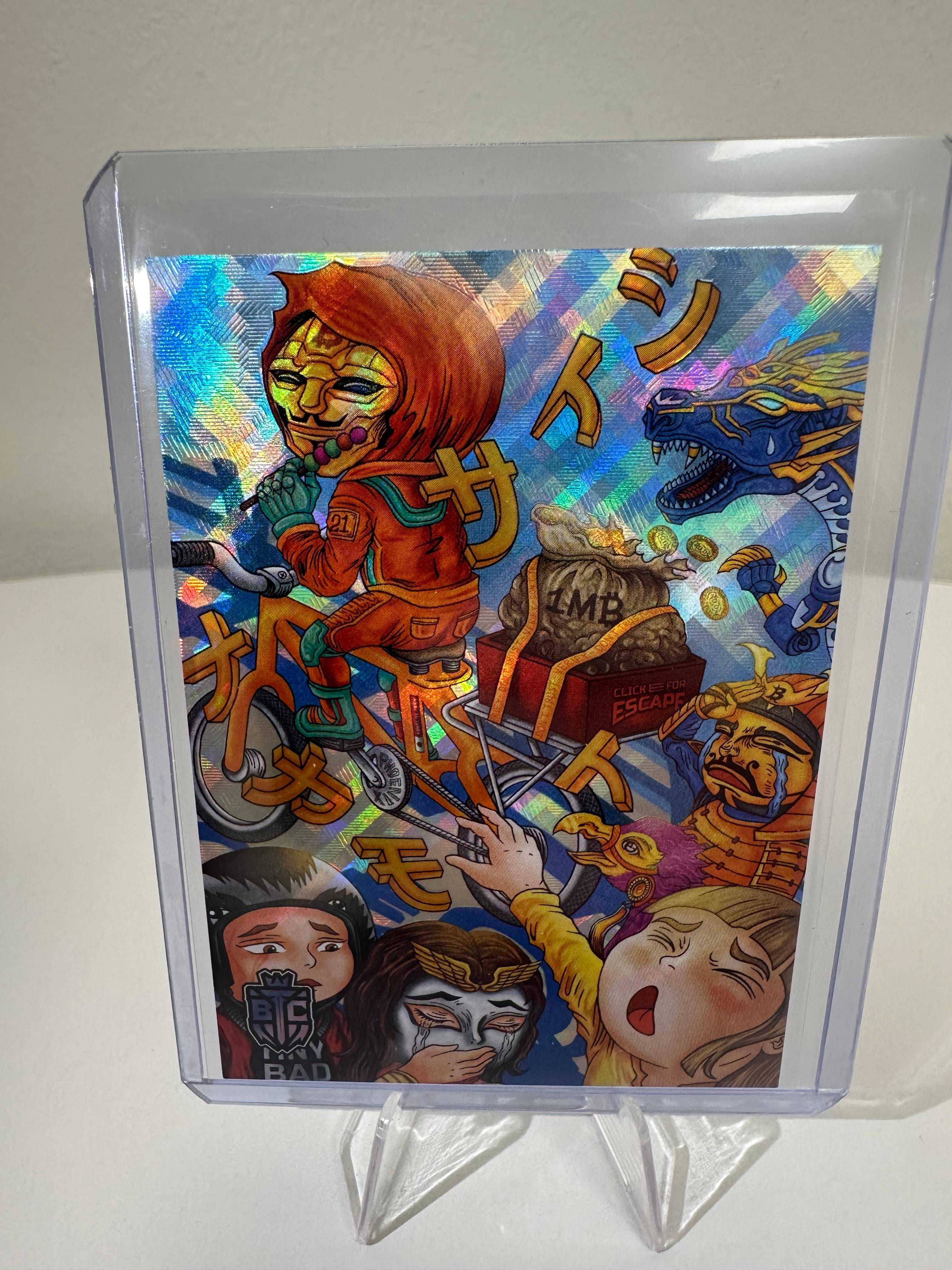 129/150 Rarity Golden Key Card Satoshi’s Last Ride