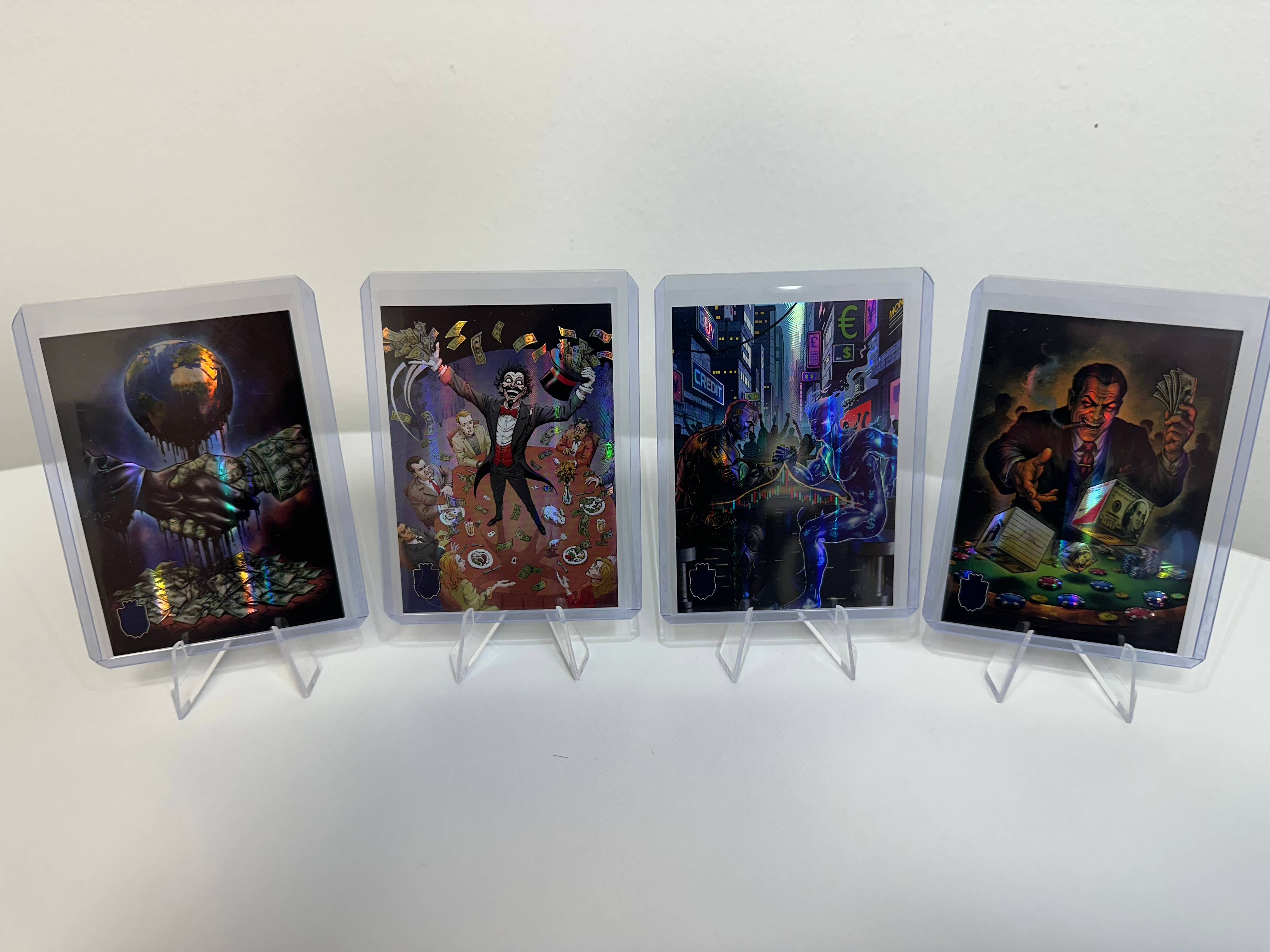 121/1000 Rarity S4 Full Set of 4 Rare Cards w/ Special 121 Numbers