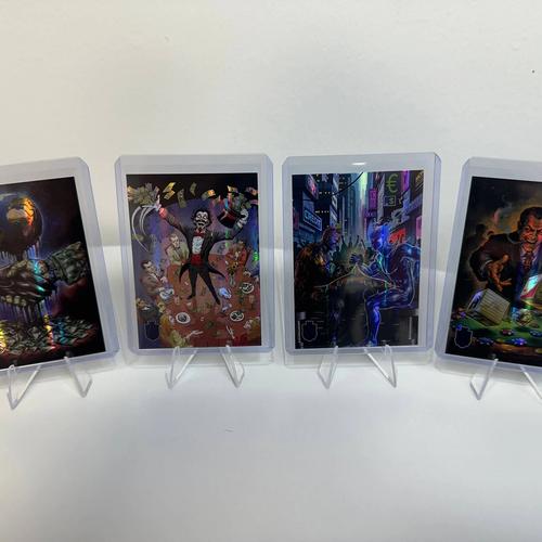 121/1000 Rarity S4 Full Set of 4 Rare Cards w/ Special 121 Numbers