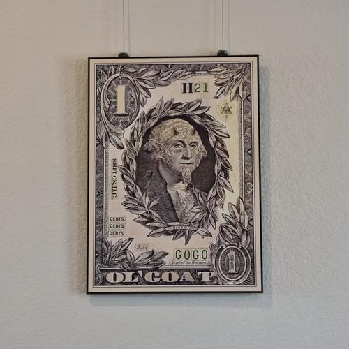 Sly Ol' Goat - Framed Aluminium Dibond Ltd Ed (1/21)