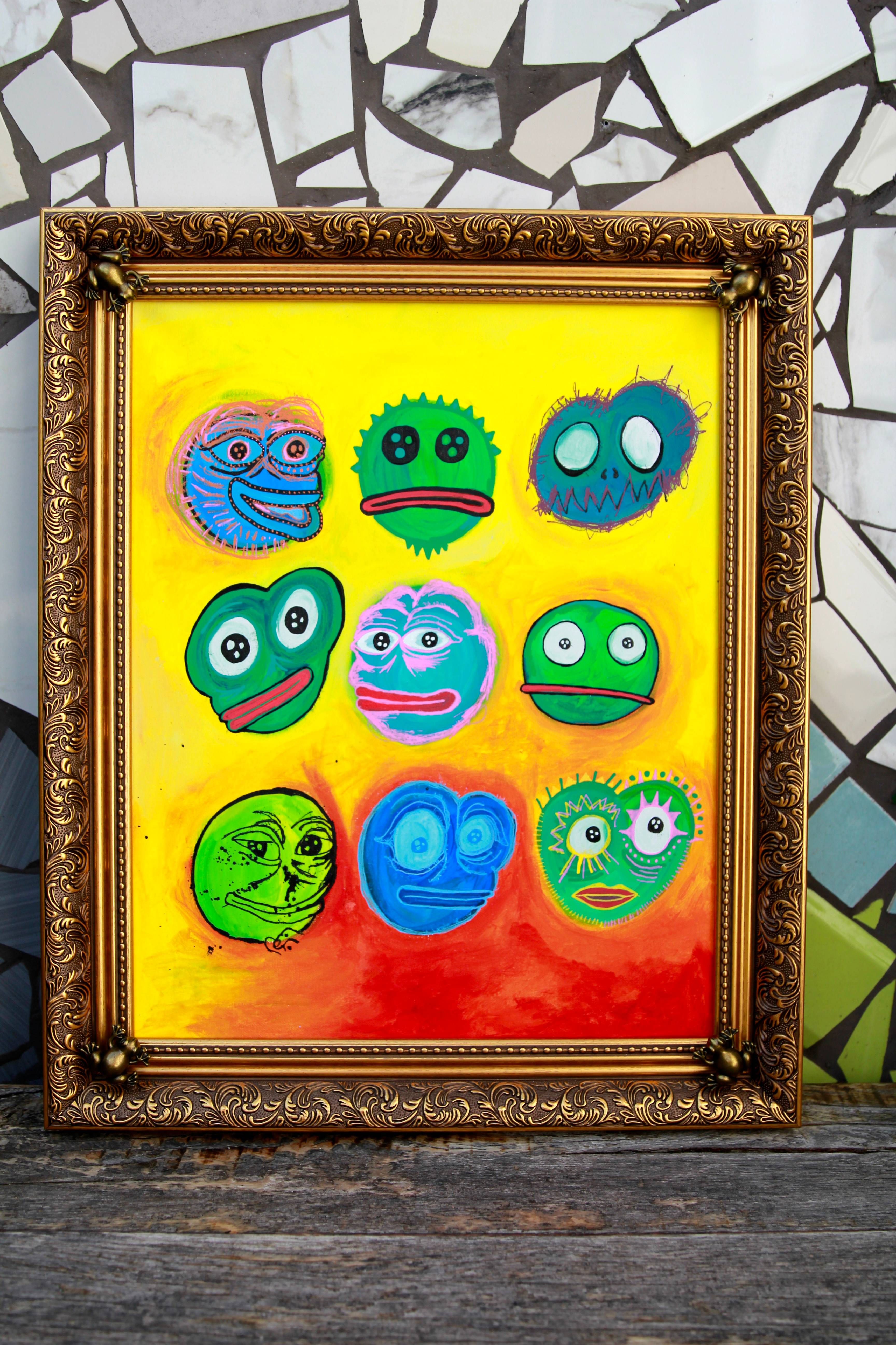 NINEPEPES - Original artwork + 1/1 token