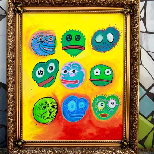 NINEPEPES - Original artwork + 1/1 token