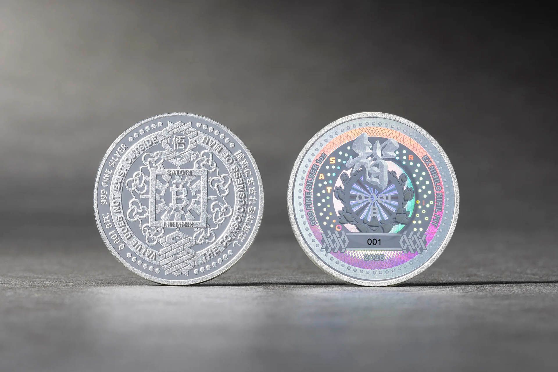 Satori Coin Chi Silver - Serials #006-010 (.999 Fine Silver)