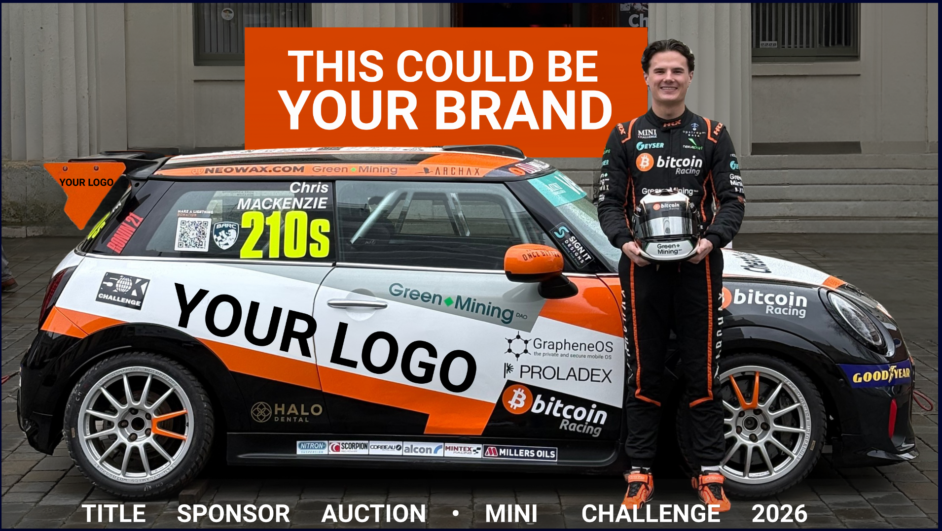 Title Sponsor — BitcoinRacing MINI Challenge 2026
