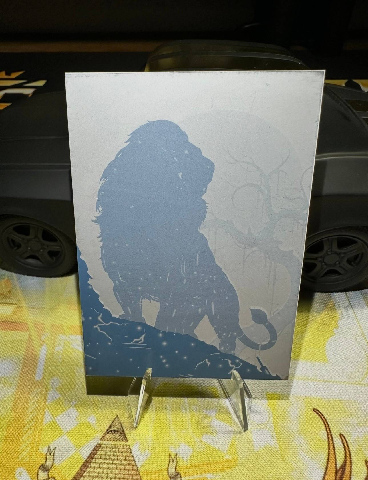 1/1 Rarity S4 Lion Printing Plate of 1/1  Block Rewards Card