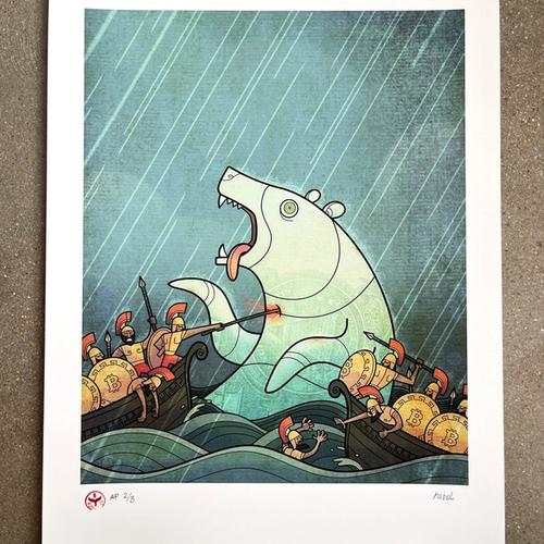 Bearwhale 10-Year Anniversary Print - Artist Proof