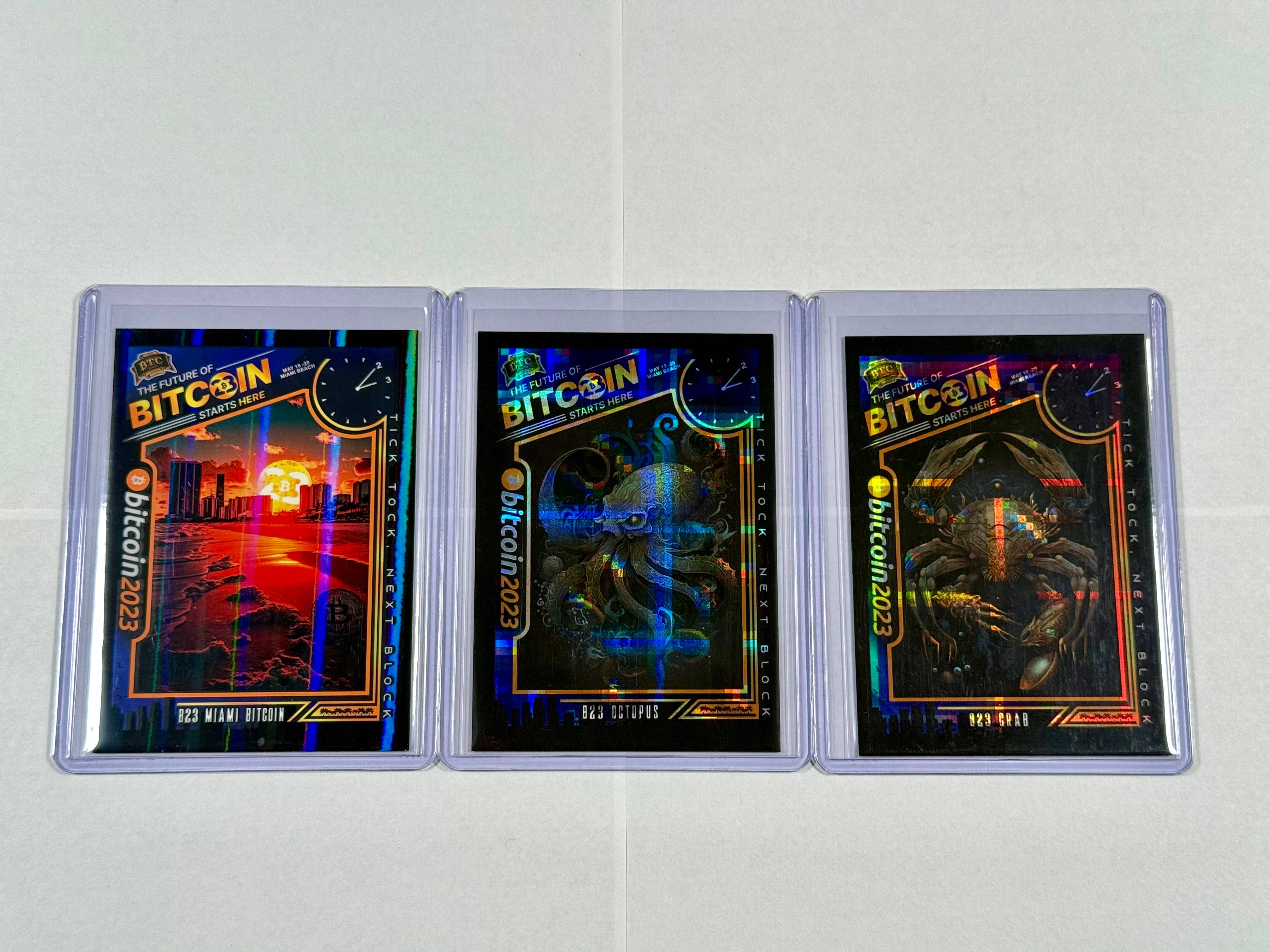 3 B23 Miami Bitcoin Chase Cards