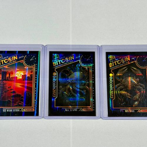 3 B23 Miami Bitcoin Chase Cards