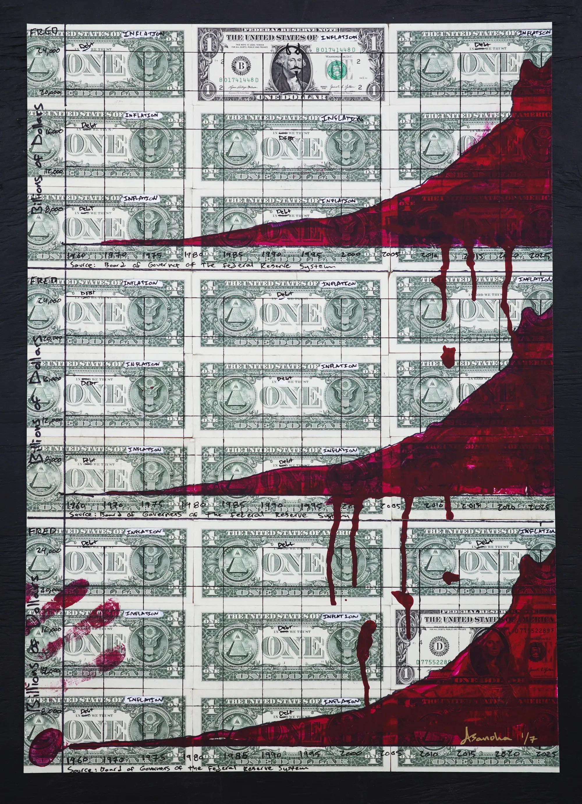 BLOOD MONEY #894001 “The United States of Inflation - In Debt We Trust” - S2