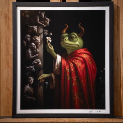 Pepetaurus (1/1 Artist Proof, Framed)